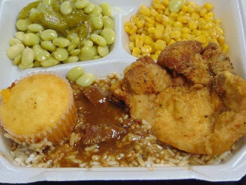 Fried pork chop plate